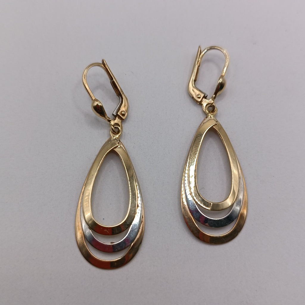 ARETES PAR ORO 14 K 3,40 GRMS (SEMINUEVO)