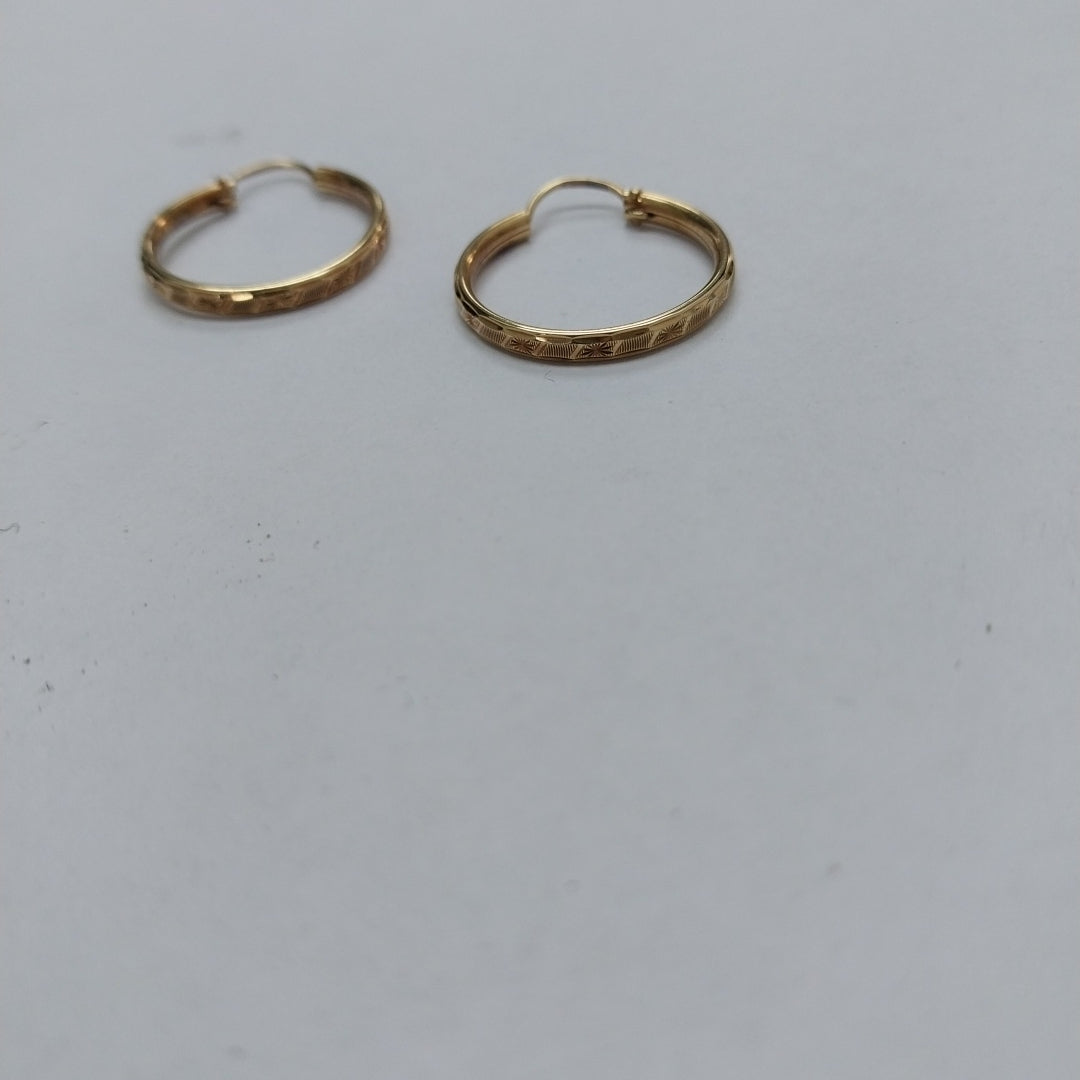 ARRACADAS PAR ORO 10 K 1.7 GRMS (SEMINUEVO)