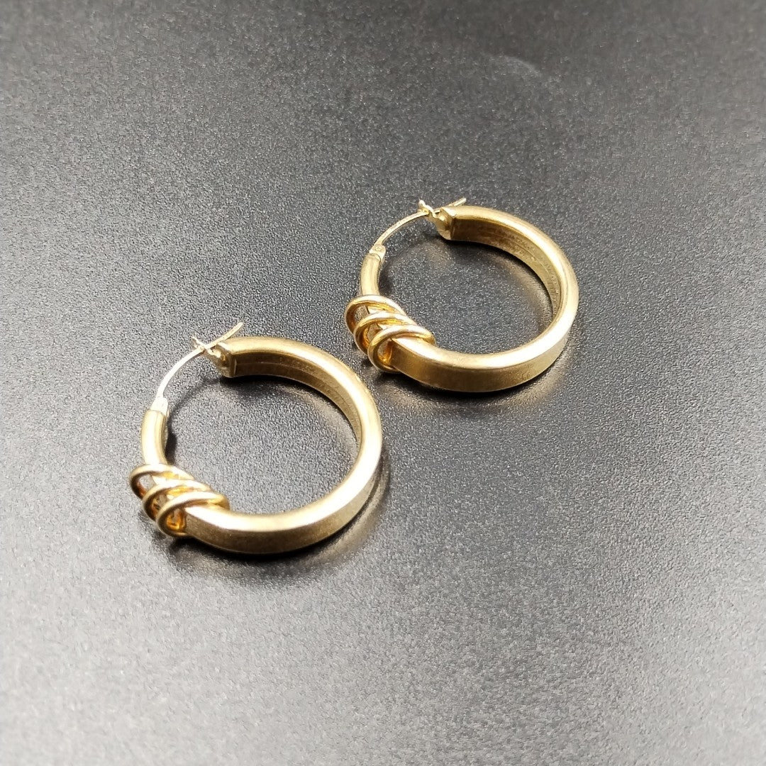 ARRACADAS PAR ORO 14 K 7,70 GRMS (SEMINUEVO)