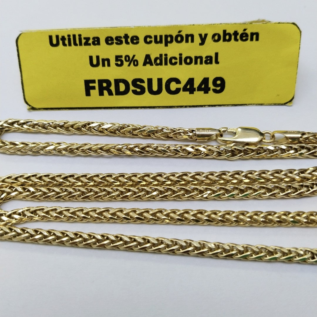 CADENA ORO 14 K 7.9 GRMS (SEMINUEVO)