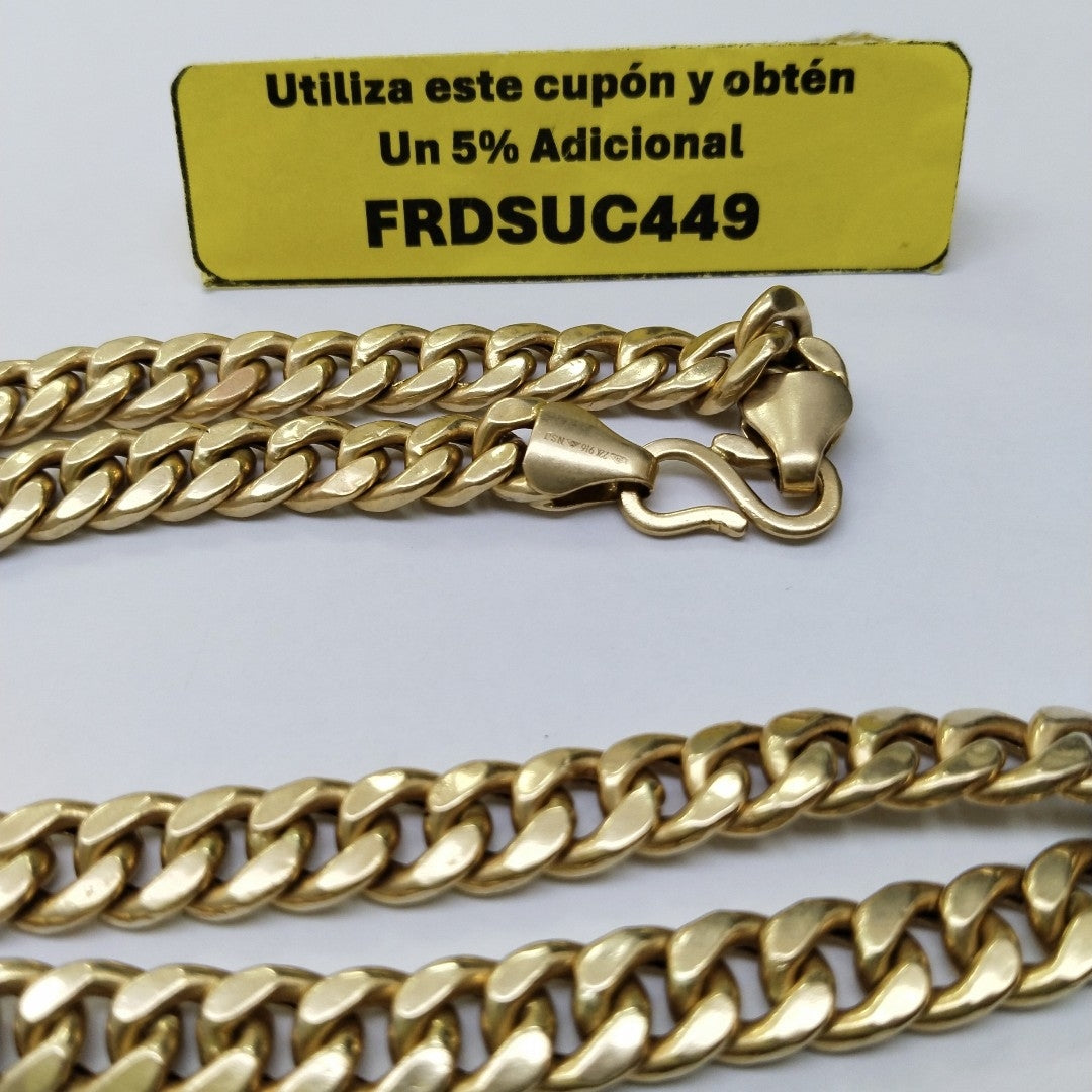 CADENA ORO 21 K 38.7 GRMS (SEMINUEVO)