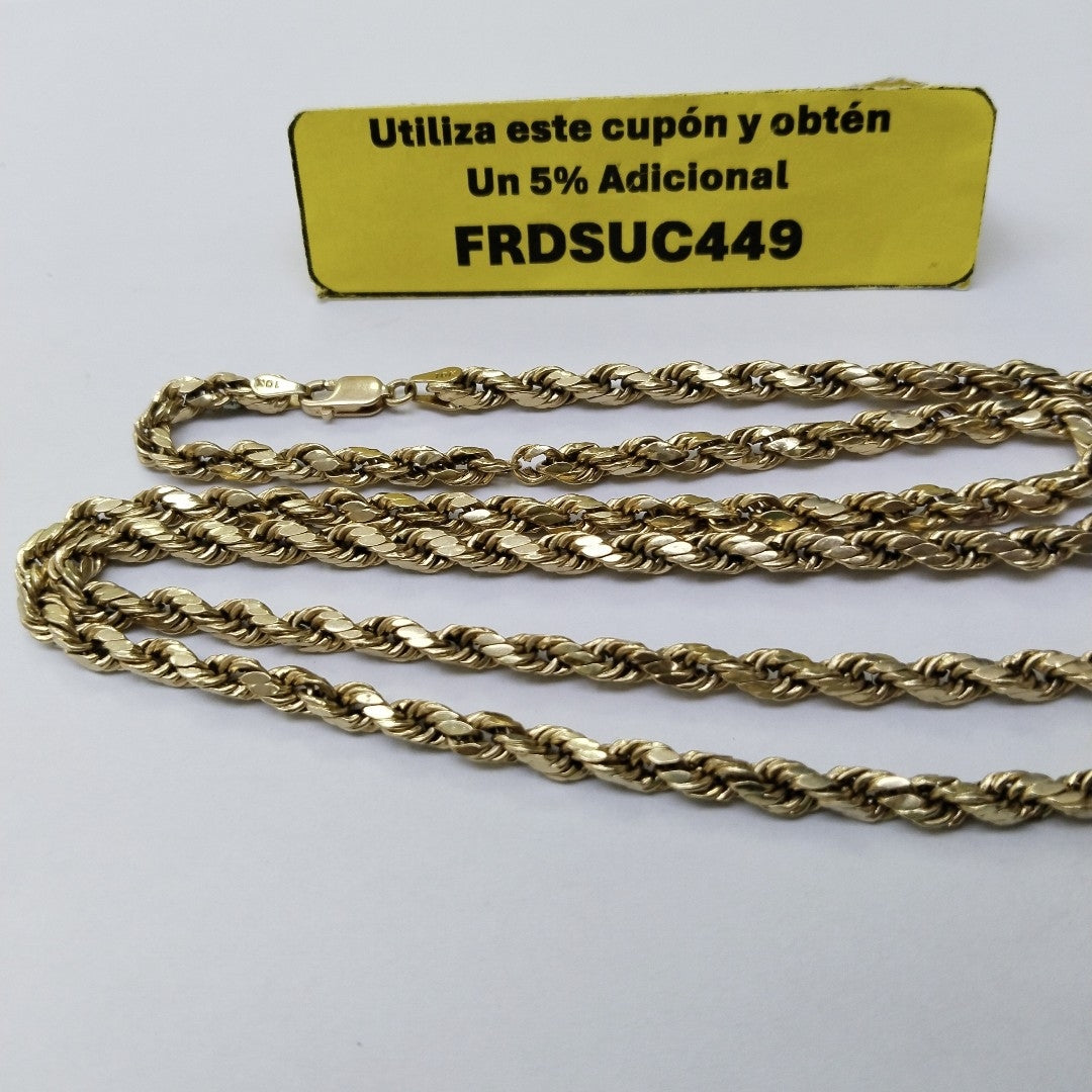 CADENA ORO 10 K 8.1 GRMS (SEMINUEVO)