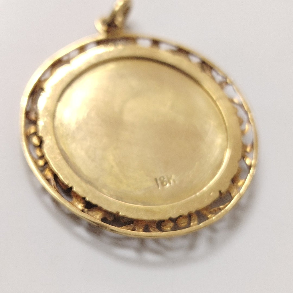 DIJE, MEDALLA PERSONAL ORO 18 K 7.5 GRMS (SEMINUEVO)