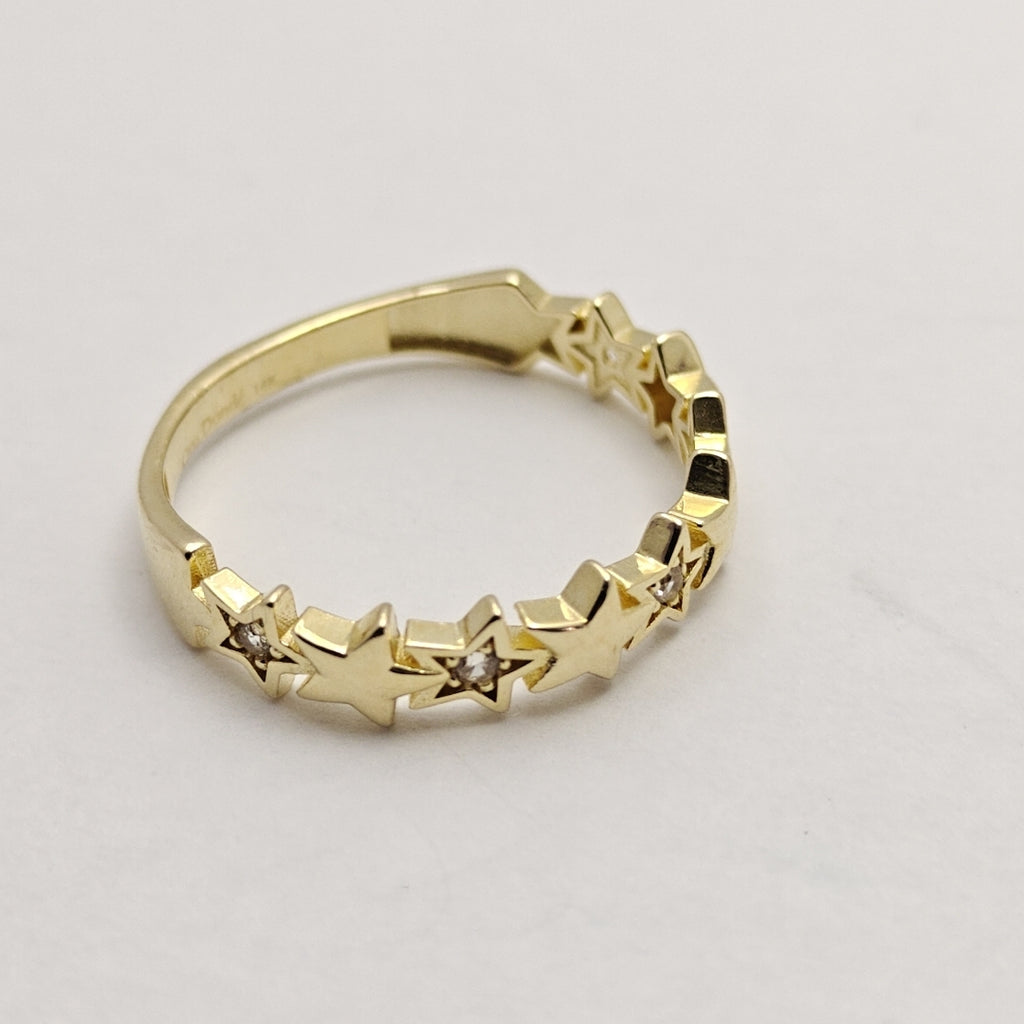 ANILLOS DAMA ORO 14K 2 (NUEVO)