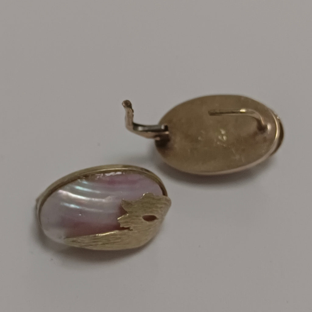 ARETES PAR ORO 14 K 3,90 GRMS (SEMINUEVO)