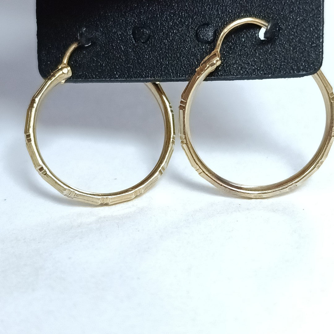 ARRACADAS PAR ORO 10 K 1,60 GRMS (SEMINUEVO)