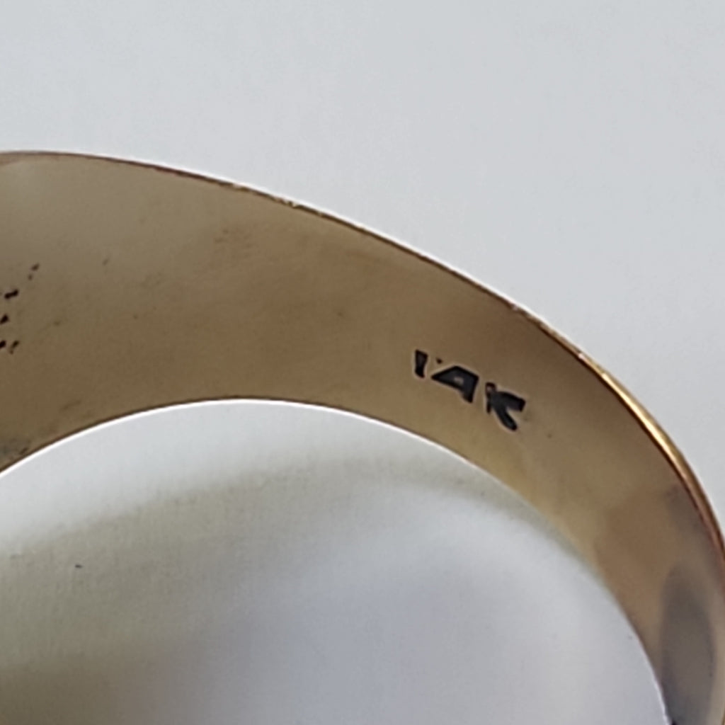 ANILLO ORO 14 K 15.2 GRMS (SEMINUEVO)