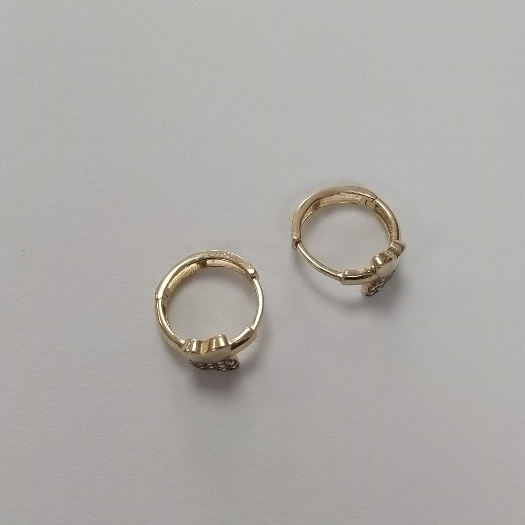 ARRACADAS PAR ORO 14 K 2.3 GRMS (SEMINUEVO)