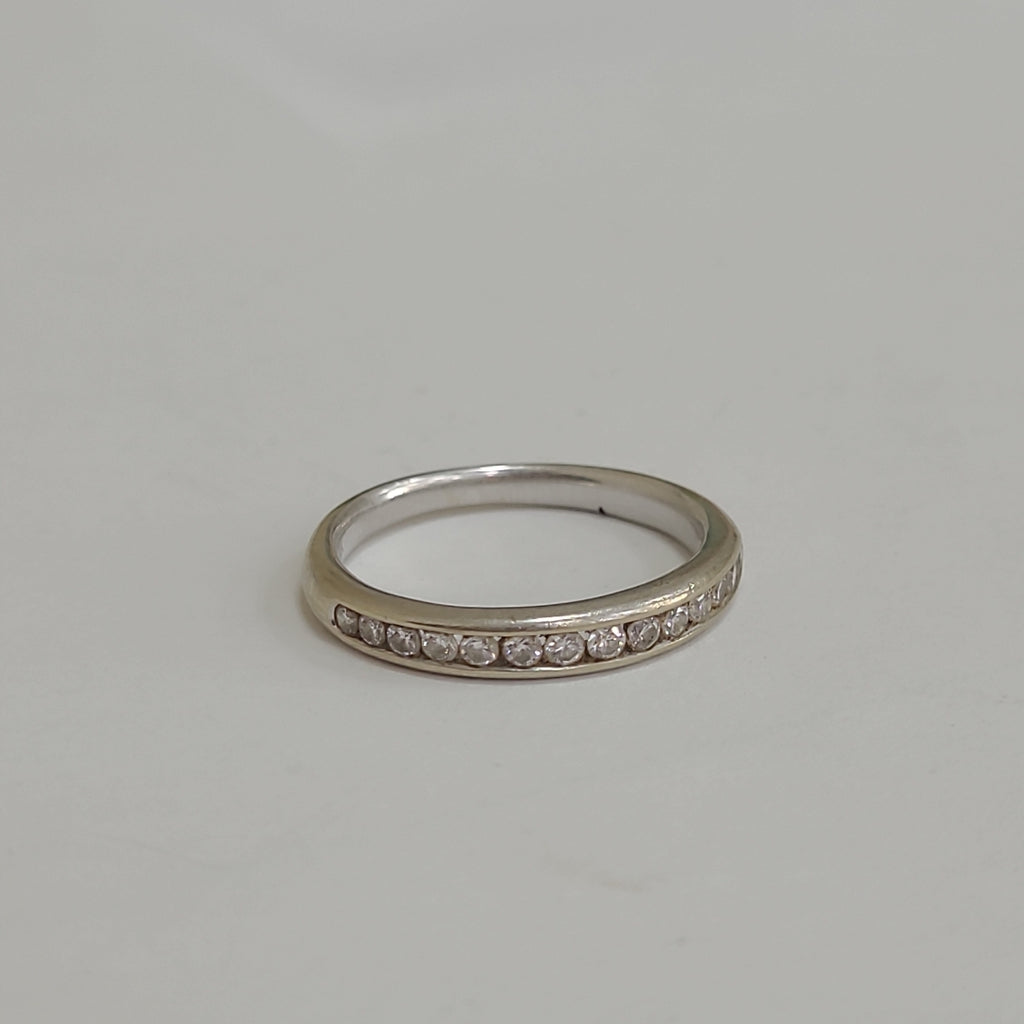 MEDIA CHURUMBELA ORO BLANCO 14 K 2.7 GRMS (SEMINUEVO)