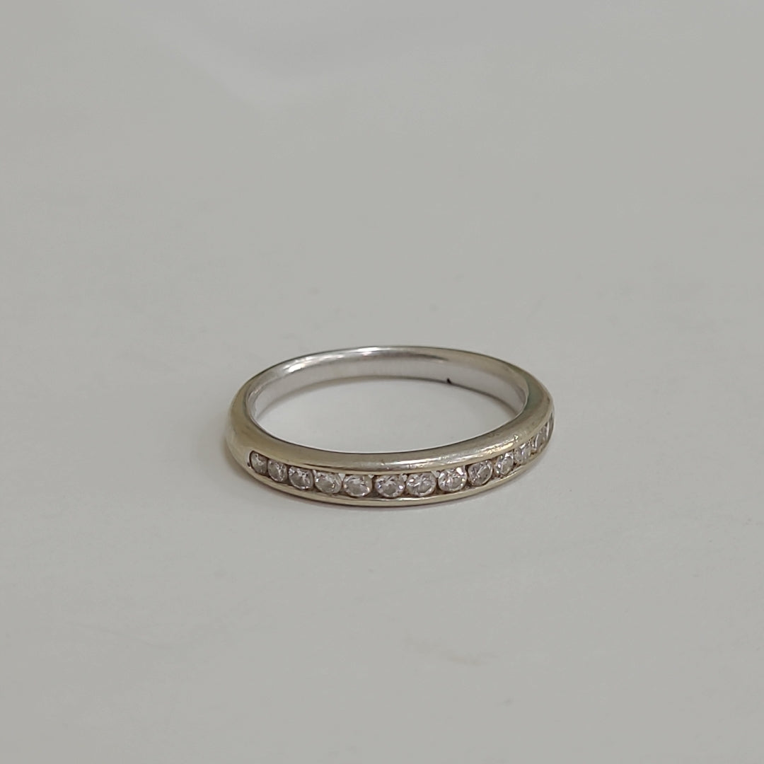 MEDIA CHURUMBELA ORO BLANCO 14 K 2.7 GRMS (SEMINUEVO)