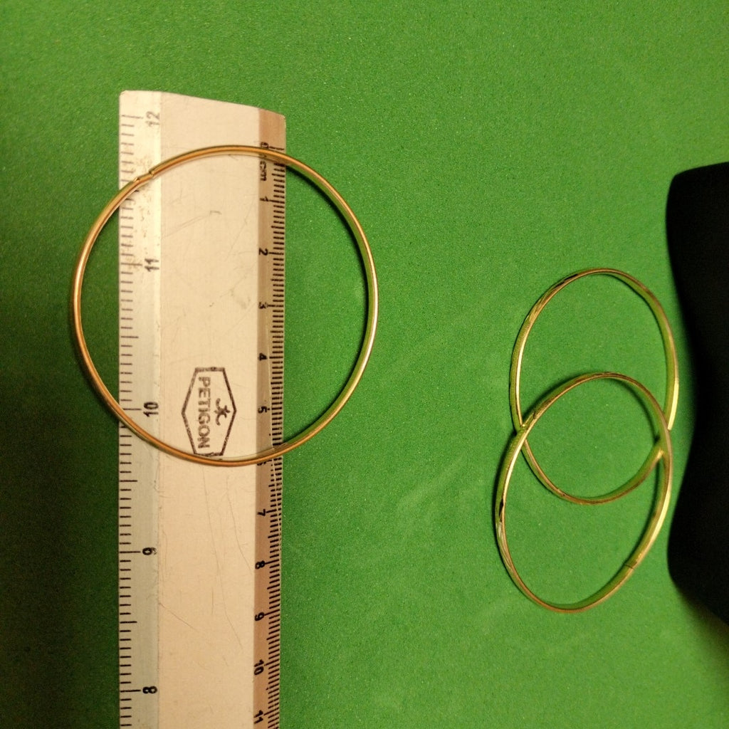 PULSERA RIGIDA ORO 14 K 10.6 GRMS (SEMINUEVO)