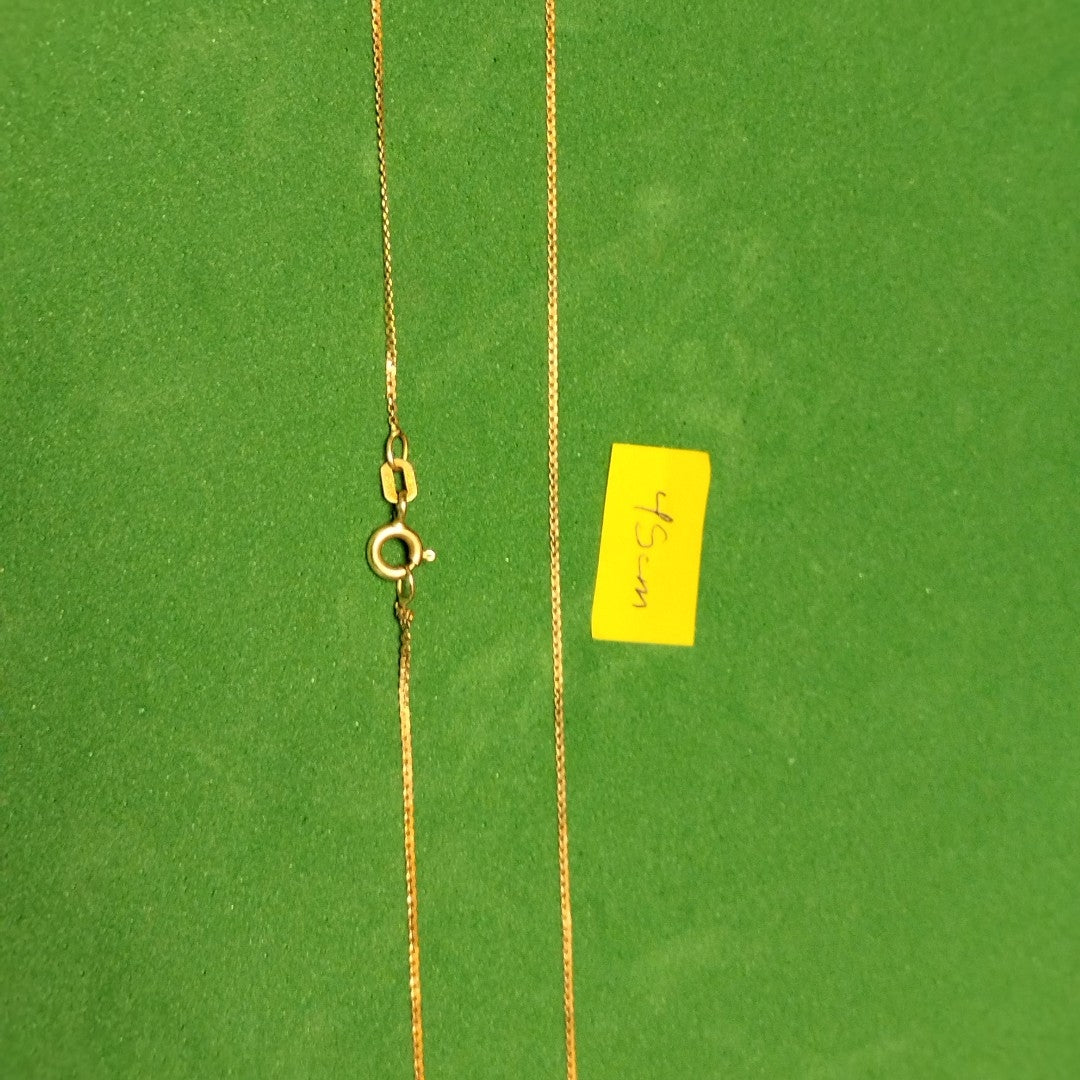 CADENA ORO 14 K 1.2 GRMS (SEMINUEVO)