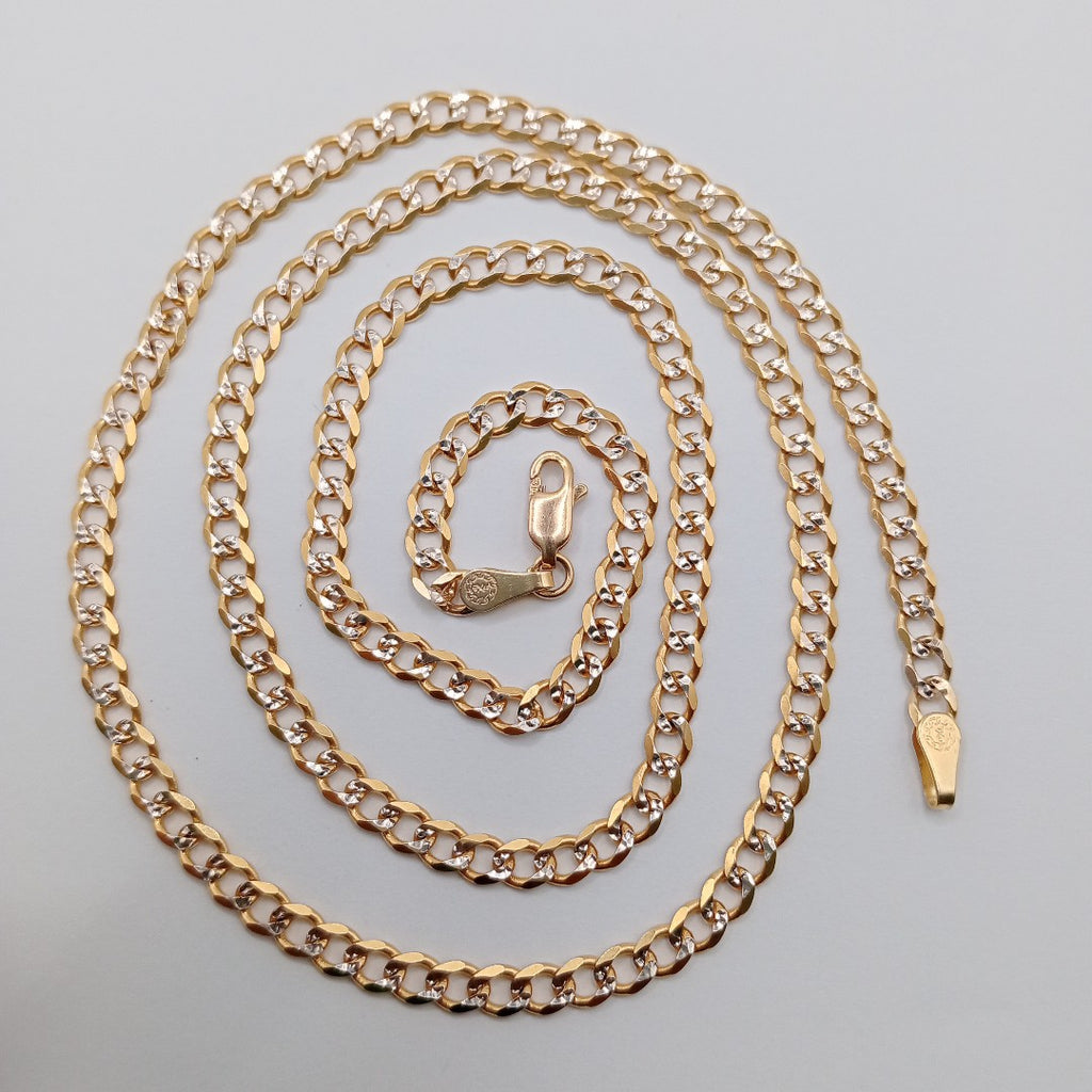 CADENA ORO,RODIADO 10 K 13,60 GRMS (SEMINUEVO)