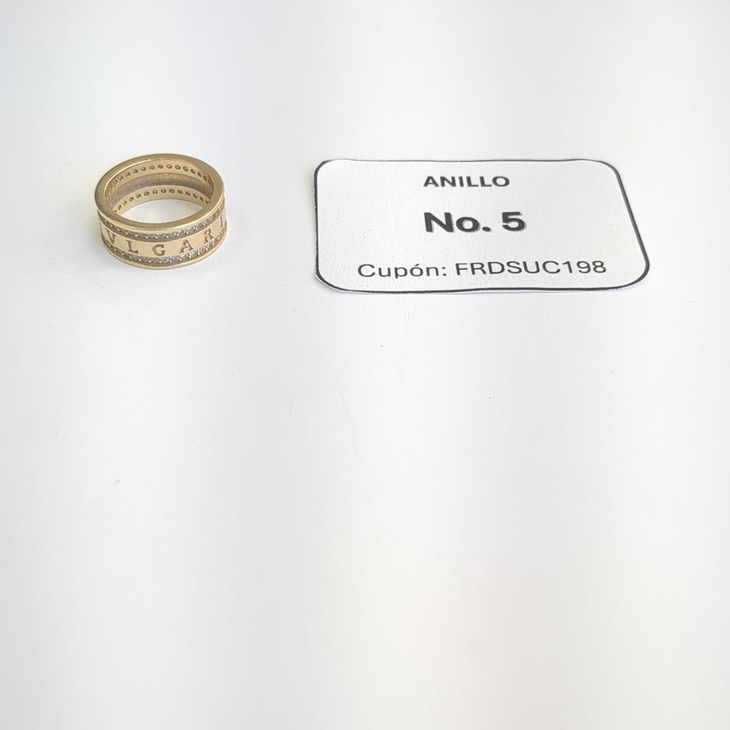 ANILLO ORO 14 K 5,00 GRMS (SEMINUEVO)