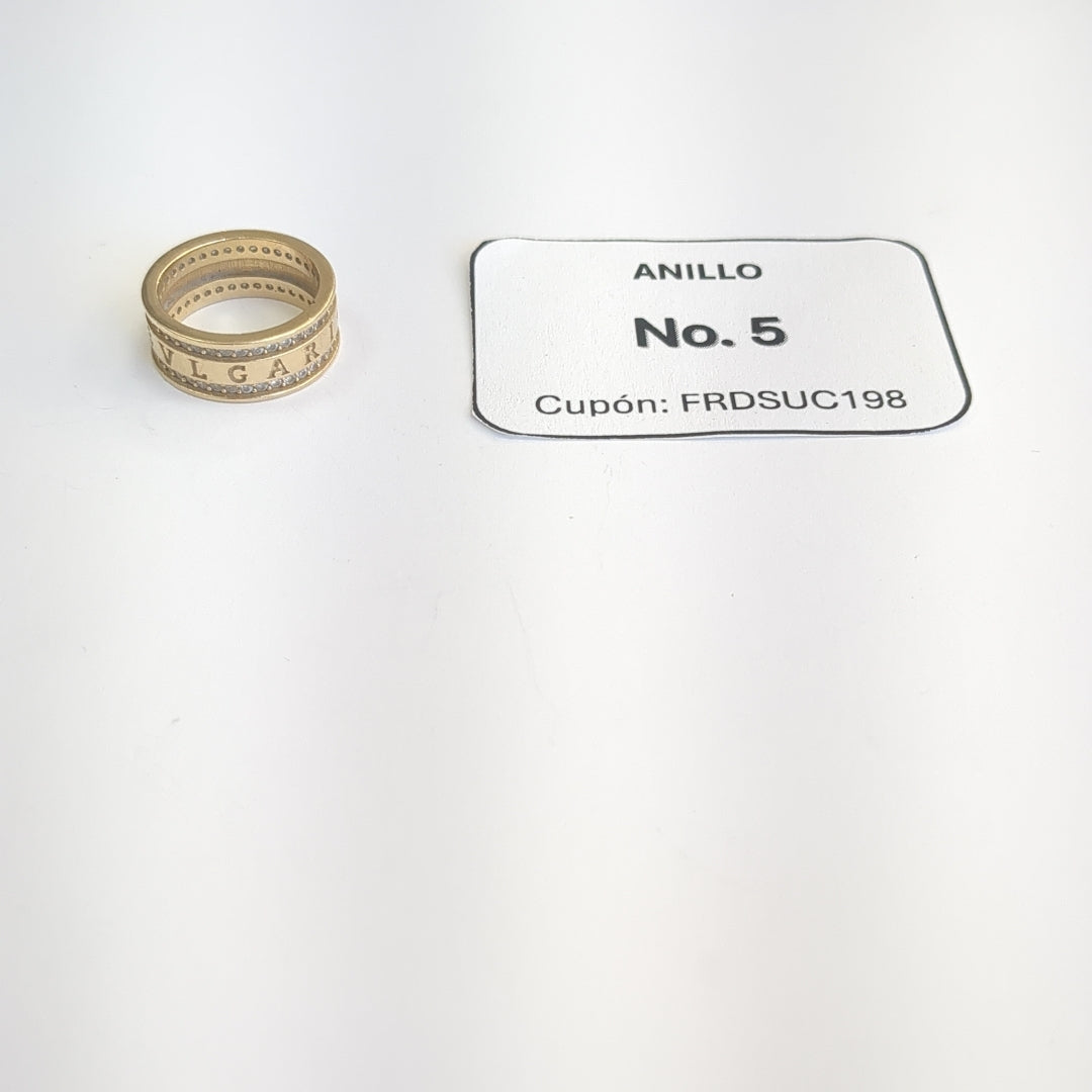 ANILLO ORO 14 K 5,00 GRMS (SEMINUEVO)