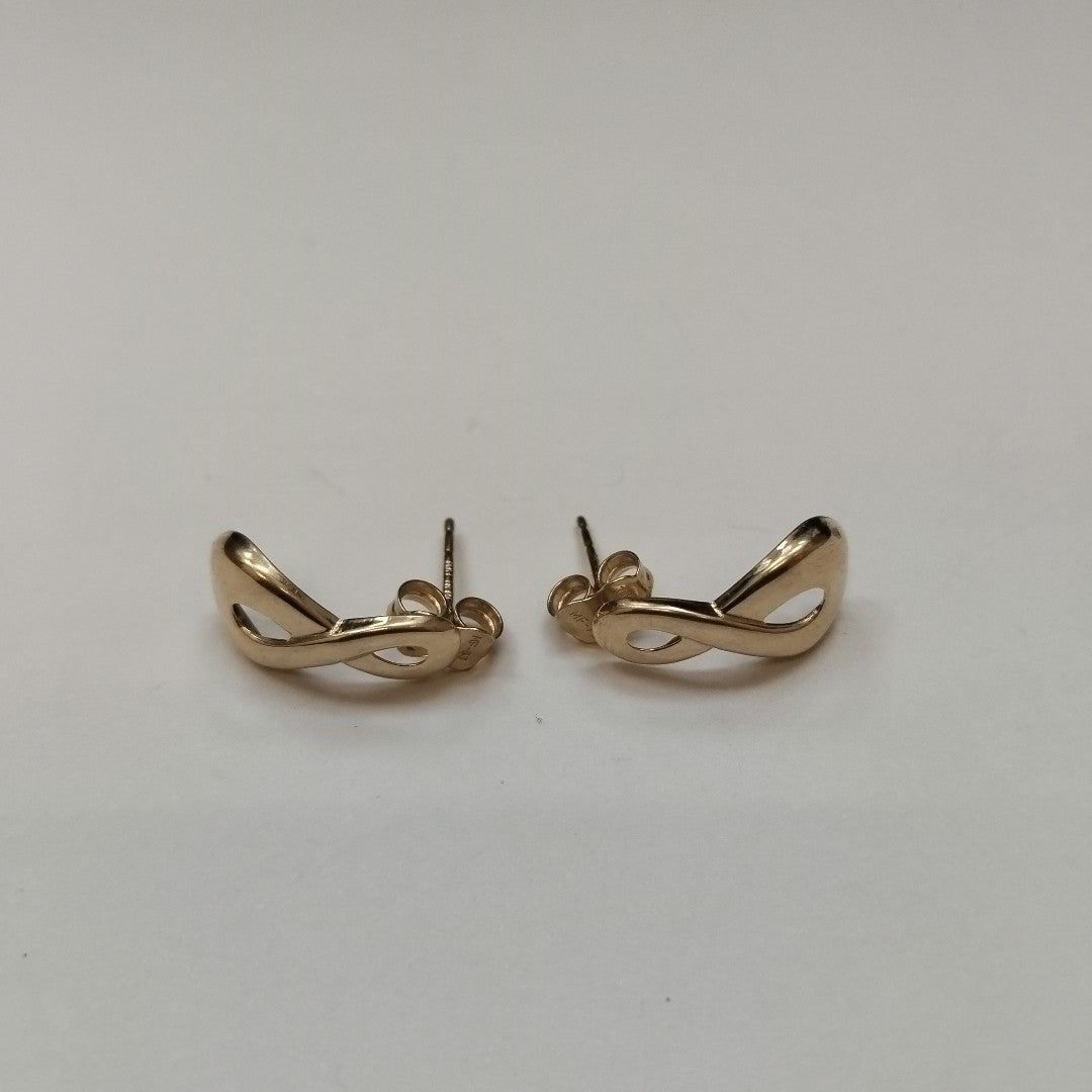 BROQUELES PAR ORO 14 K 1 GRMS (SEMINUEVO)