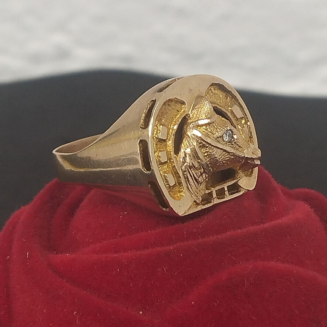 ANILLO ORO 8 K 6.5 GRMS (SEMINUEVO)