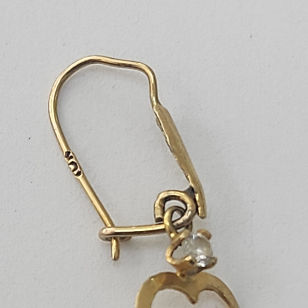 ARETES PAR ORO 8 K 1.5 GRMS (SEMINUEVO)