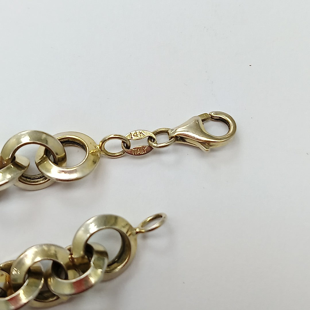PULSERA ORO 14 K 9.8 GRMS (SEMINUEVO)