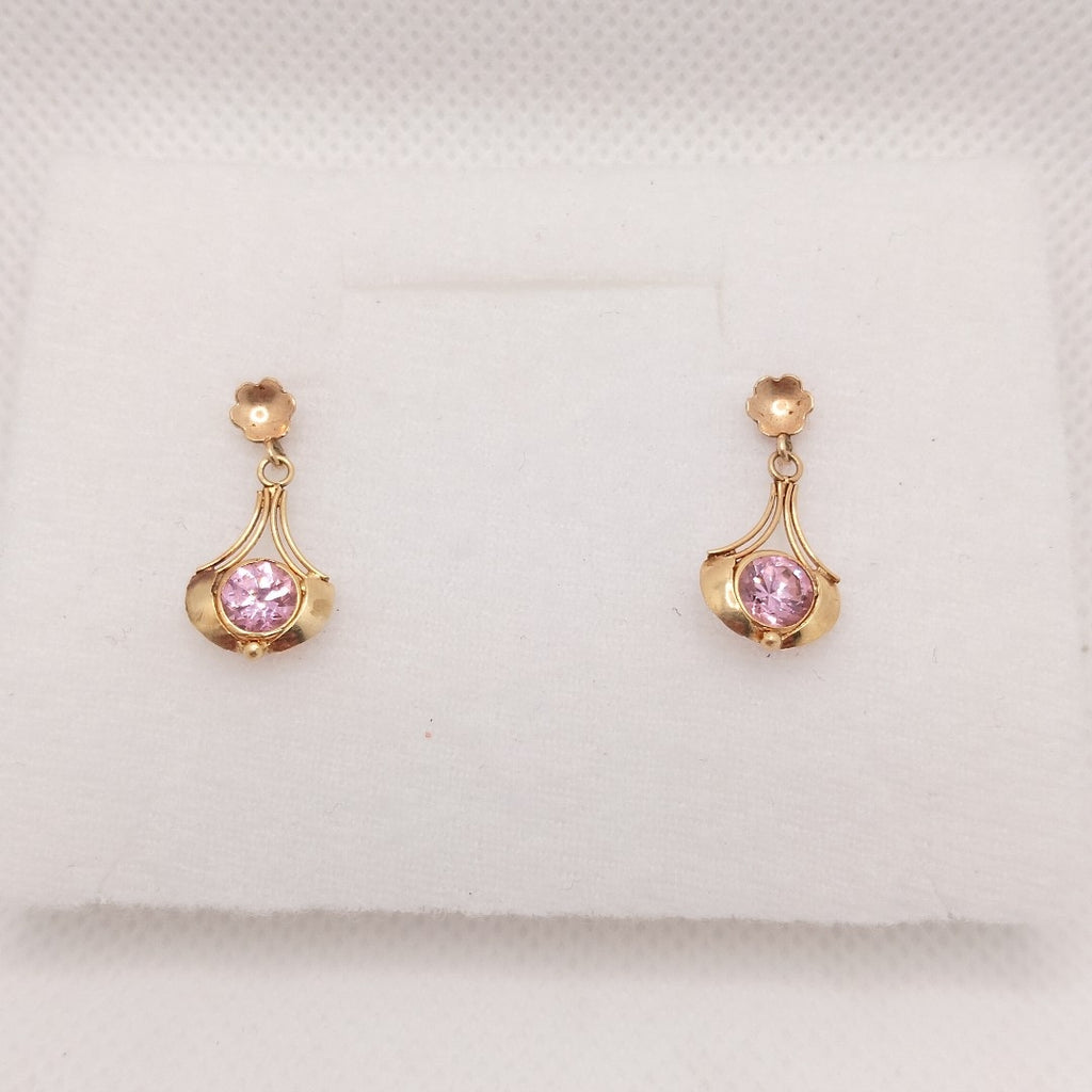 ARETES PAR ORO 14 K 1.8 GRMS (SEMINUEVO)
