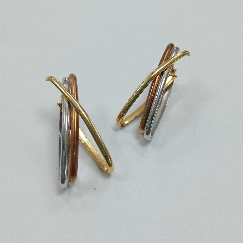 ARRACADAS PAR ORO 14 K 3.7 GRMS (SEMINUEVO)