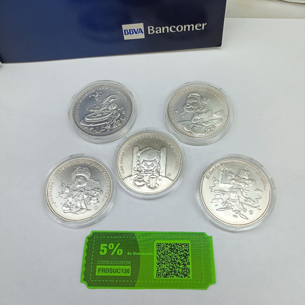 MEDALLA CONMEMORATIVA PLATA 311 GRMS (SEMINUEVO)