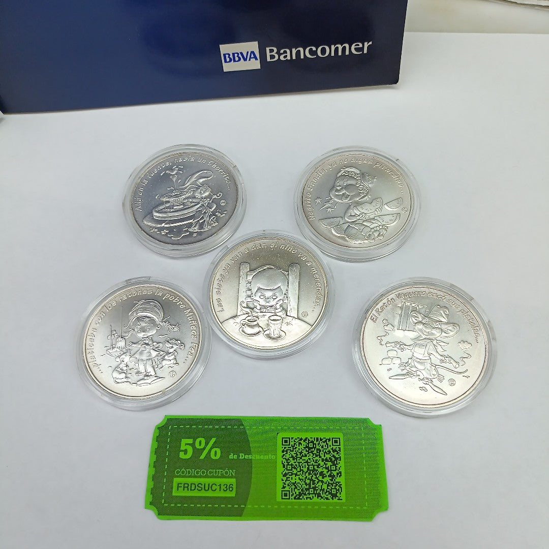 MEDALLA CONMEMORATIVA PLATA 311 GRMS (SEMINUEVO)