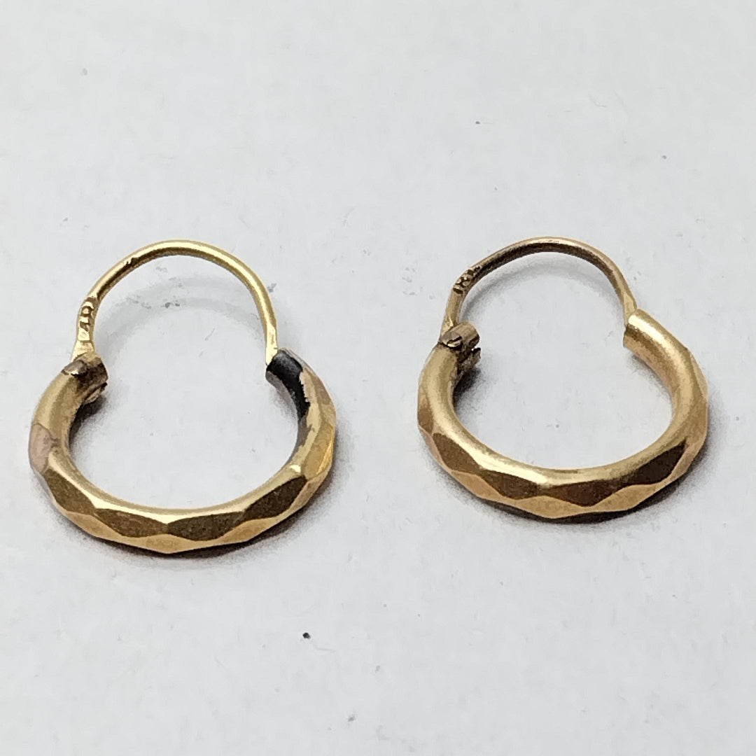 ARRACADAS PAR ORO 18 K 1.3 GRMS (SEMINUEVO)