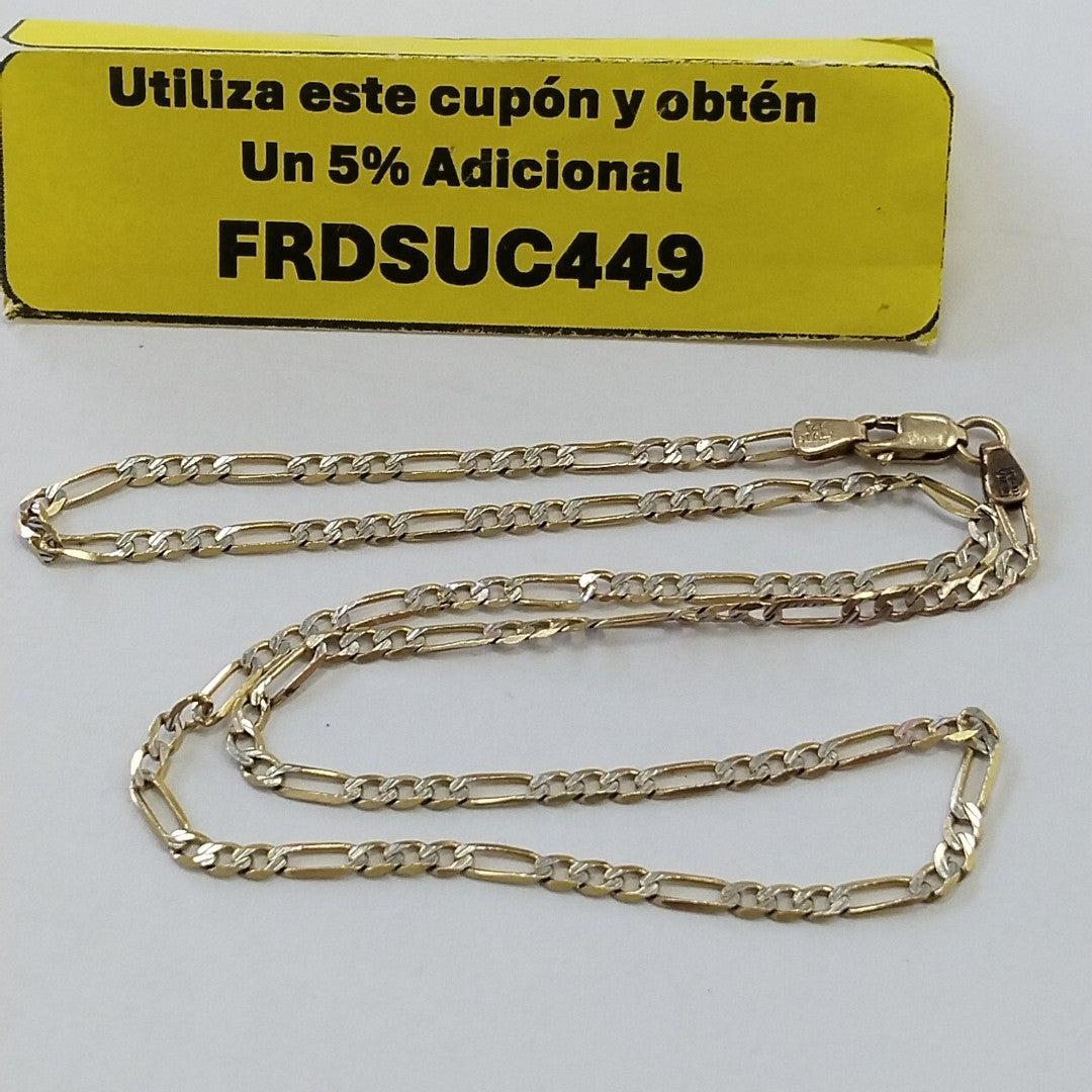 CADENA ORO 14 K 3.5 GRMS (SEMINUEVO)