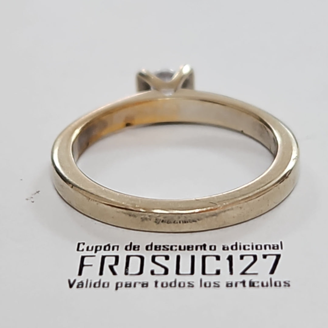 SOLITARIO ORO 14 K 3.8 GRMS (SEMINUEVO)