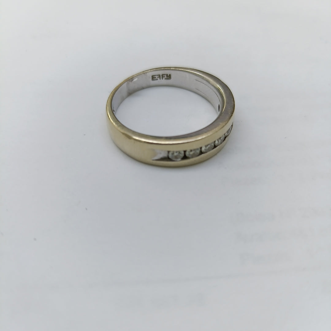 ARGOLLA ORO BLANCO 14 K 7,20 GRMS (SEMINUEVO)