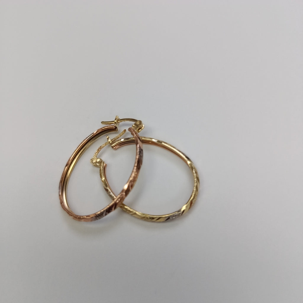 ARRACADAS PAR ORO 14 K 2,80 GRMS (SEMINUEVO)