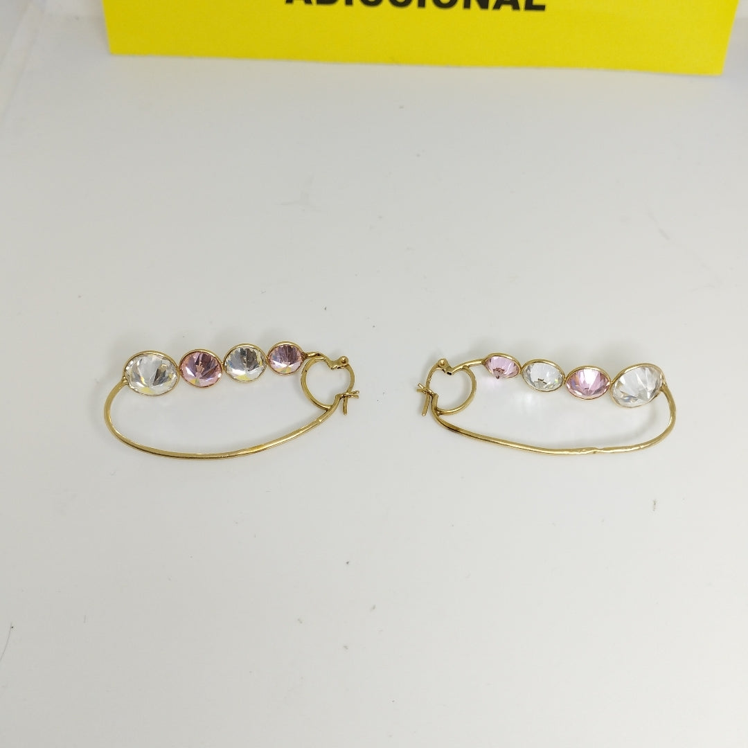ARETES PAR ORO 14 K 8 GRMS (SEMINUEVO)
