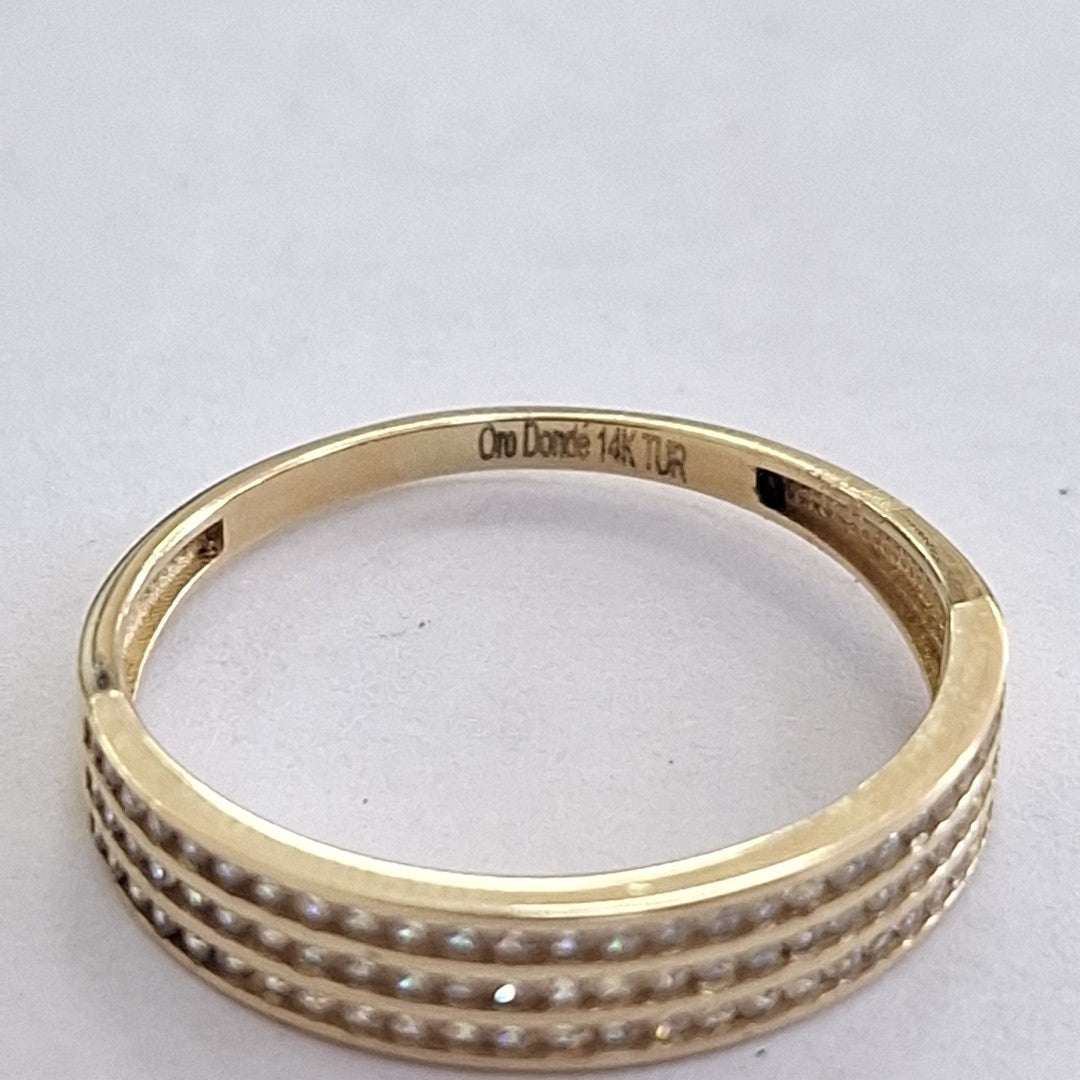 ANILLOS DAMA ORO 14K 1.5 (NUEVO)