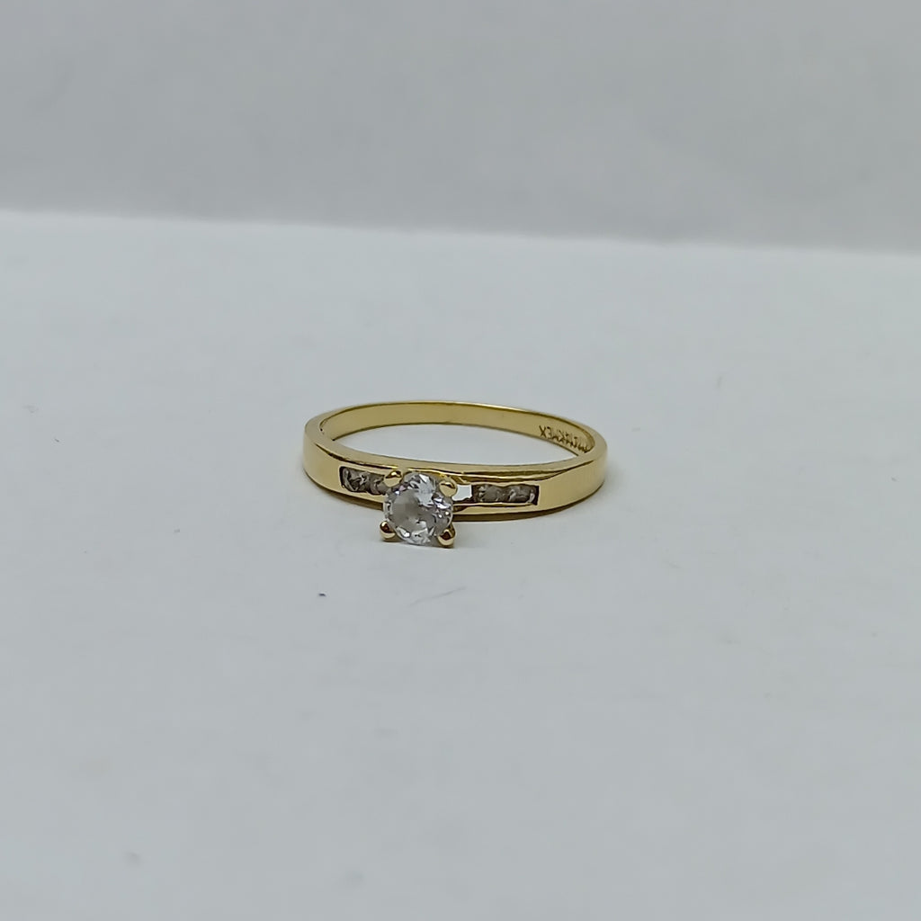 SOLITARIO ORO 14 K 1.9 GRMS (SEMINUEVO)