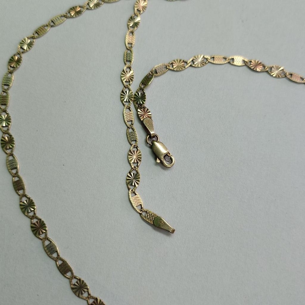 CADENA ORO COMBINADO 14 K 5.8 GRMS (SEMINUEVO)