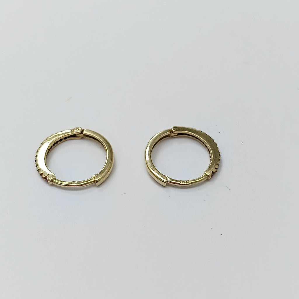 ARRACADAS PAR ORO 14 K 1.7 GRMS (SEMINUEVO)