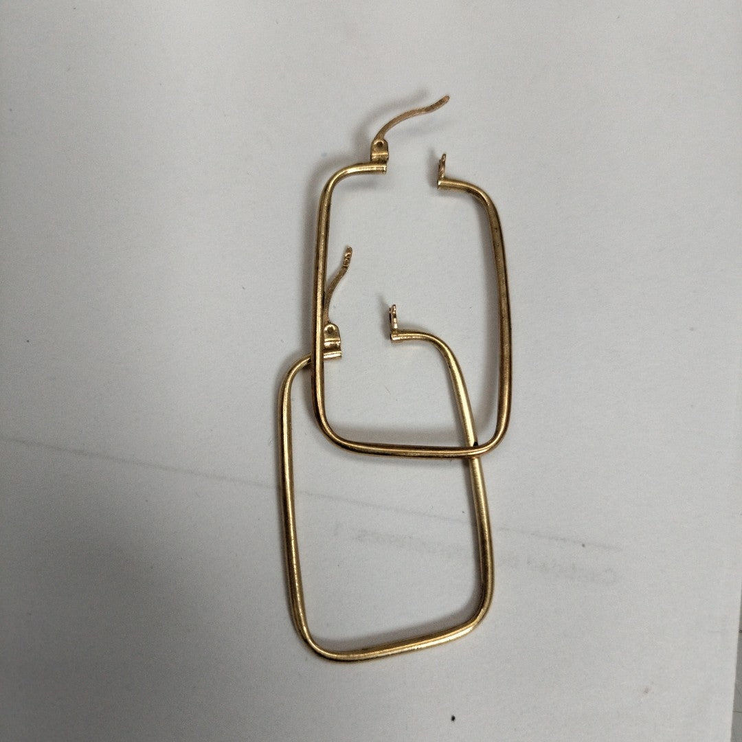 ARRACADAS PAR ORO 14 K 2.8 GRMS (SEMINUEVO)