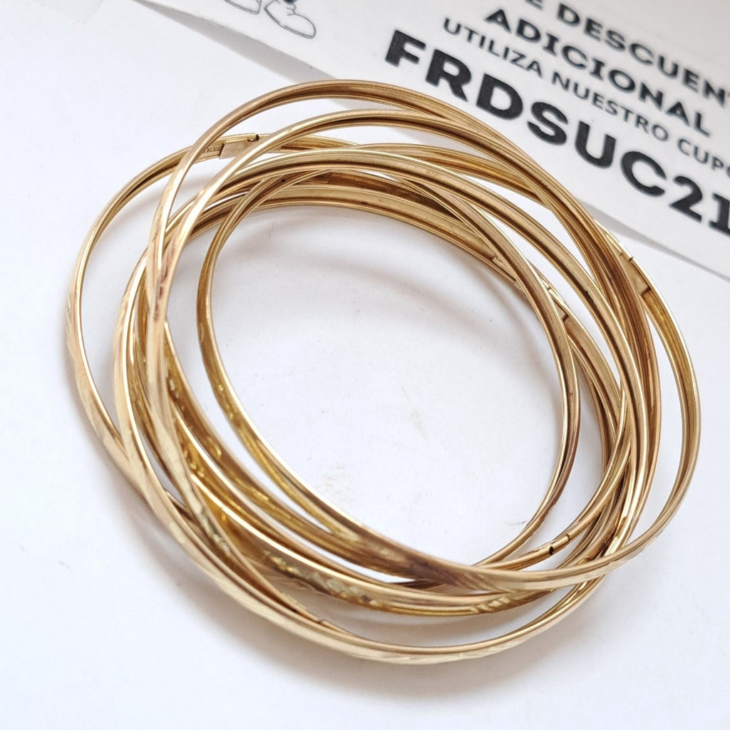 SEMANARIO DE PULSERAS ORO 10 K 22.9 GRMS (SEMINUEVO)