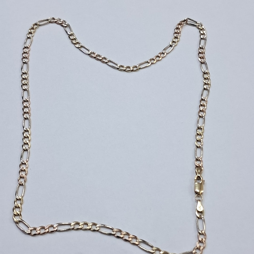 CADENA ORO COMBINADO 14 K 13,10 GRMS (SEMINUEVO)