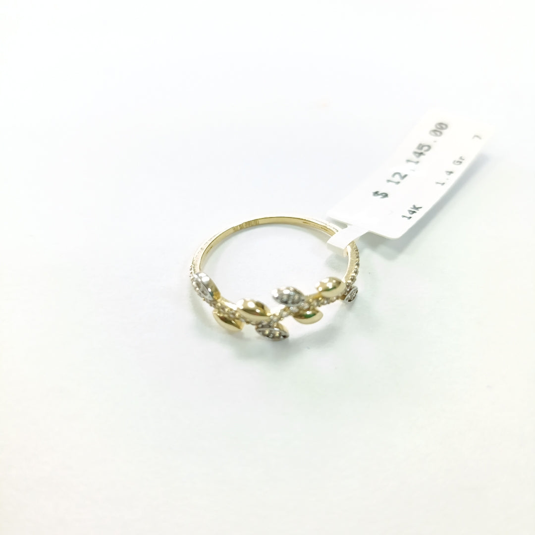 ANILLOS DAMA ORO 14K 1.4 (NUEVO)