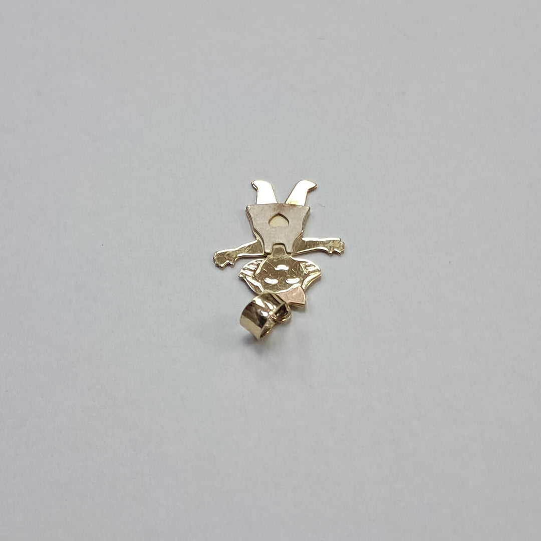 DIJE ORO COMBINADO 14 K 1.1 GRMS (SEMINUEVO)