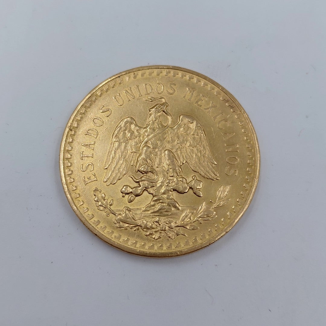K1 41.6 GRMS 21 K IDENTIFICACIÓN MONEDA NOMINATIVA MONEDAS PESOS 50 PESOS (SEMINUEVO)