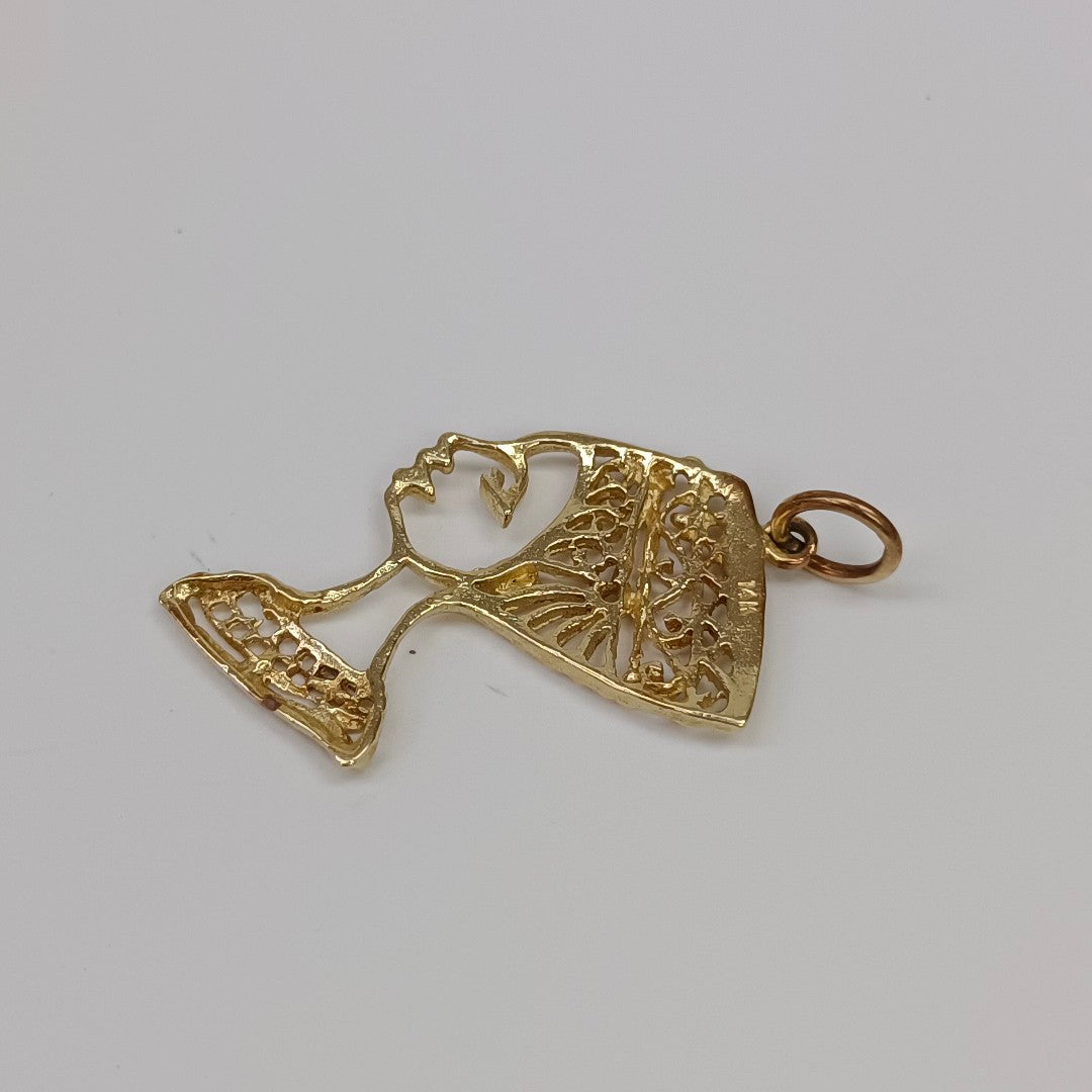 DIJE ORO 14 K 2 GRMS (SEMINUEVO)