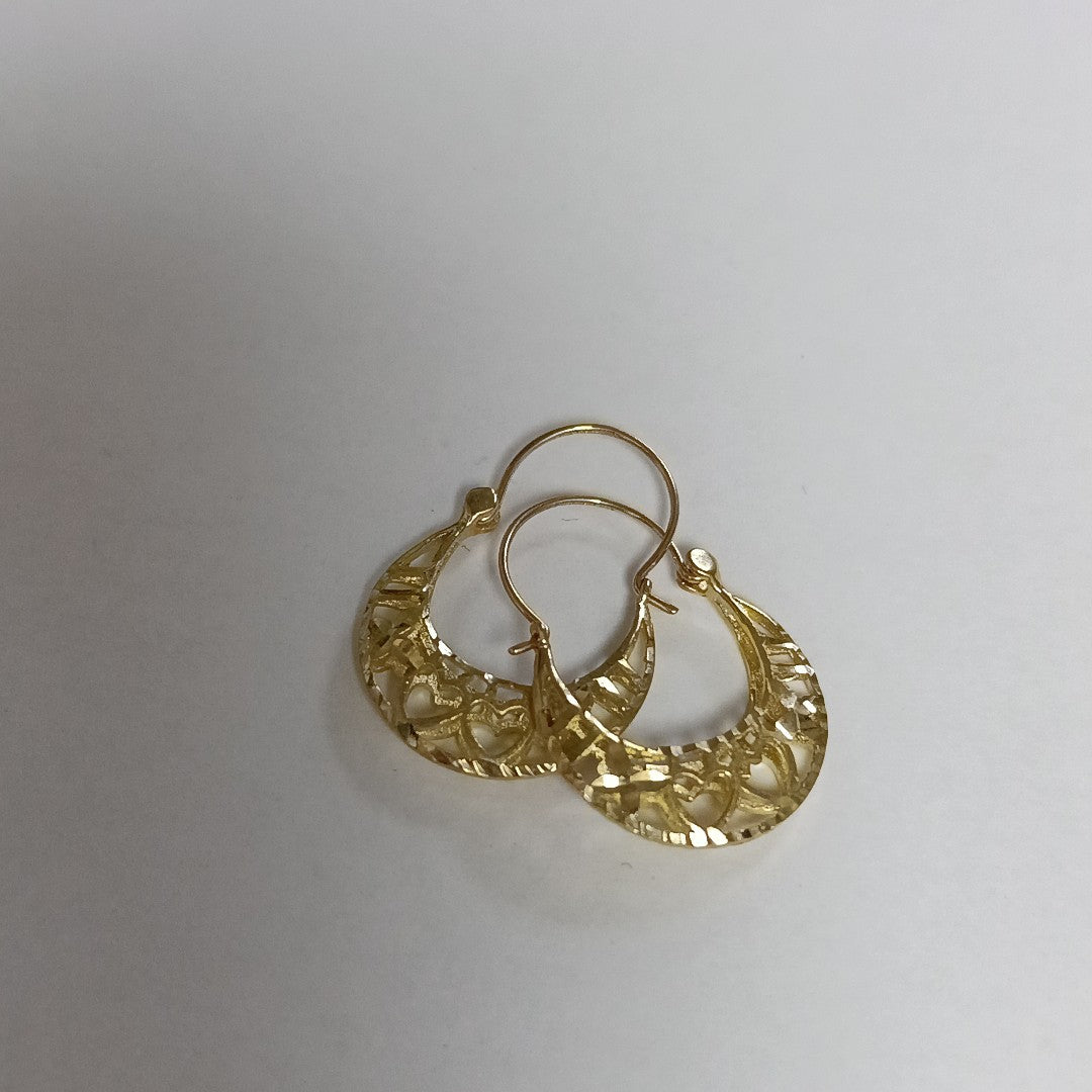 ARETES PAR ORO 10 K 1.7 GRMS (SEMINUEVO)