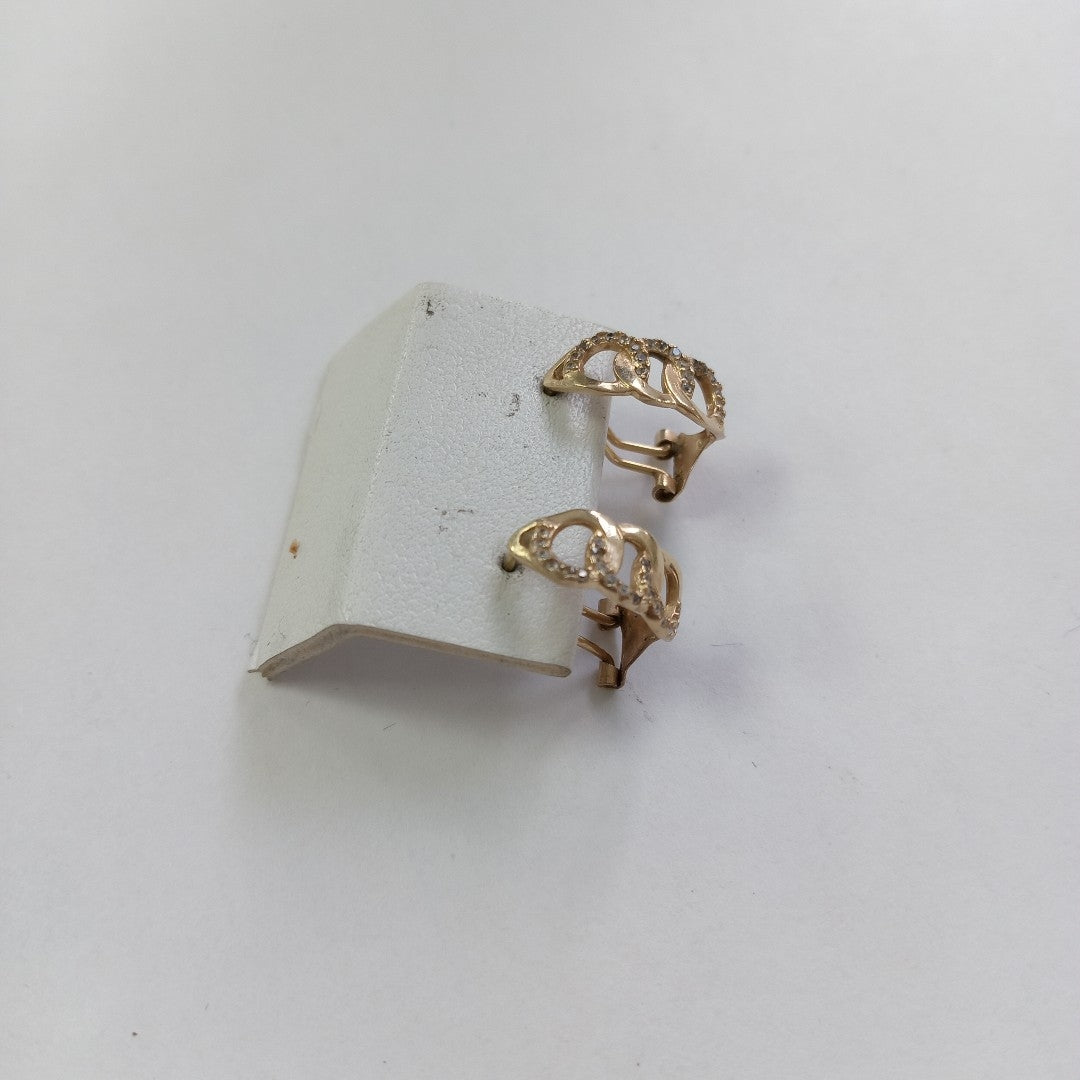 ARETES PAR ORO 10 K 2.1 GRMS (SEMINUEVO)