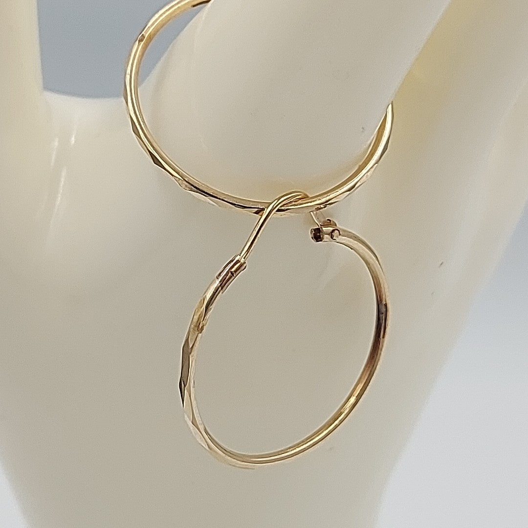ARRACADAS PAR ORO 14 K 2 GRMS (SEMINUEVO)