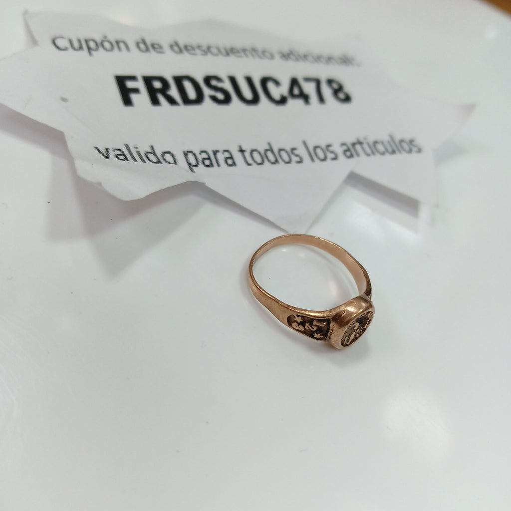 ANILLO DE GRADUACIÓN ORO 8 K 1,80 GRMS (SEMINUEVO)