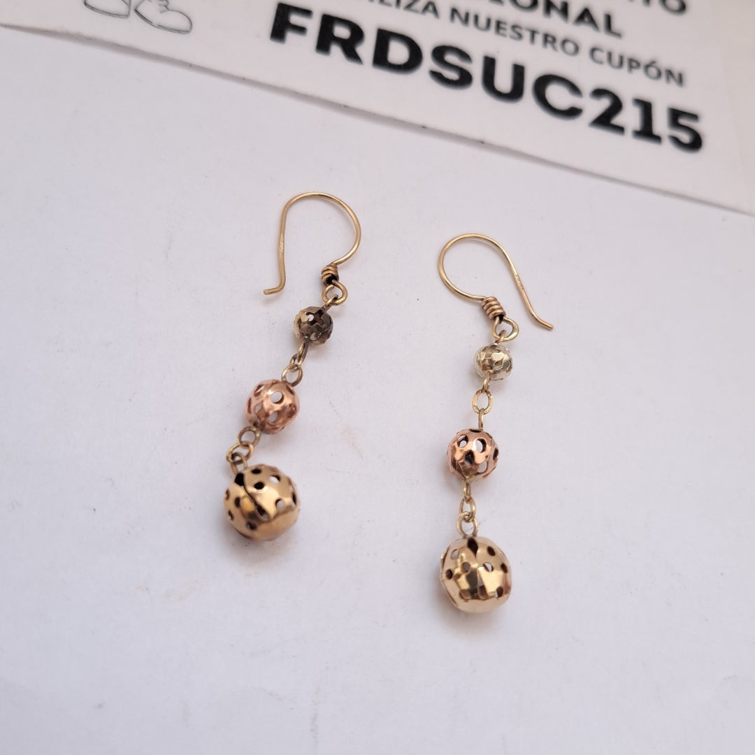 ARRACADAS PAR ORO 10 K 2,20 GRMS (SEMINUEVO)