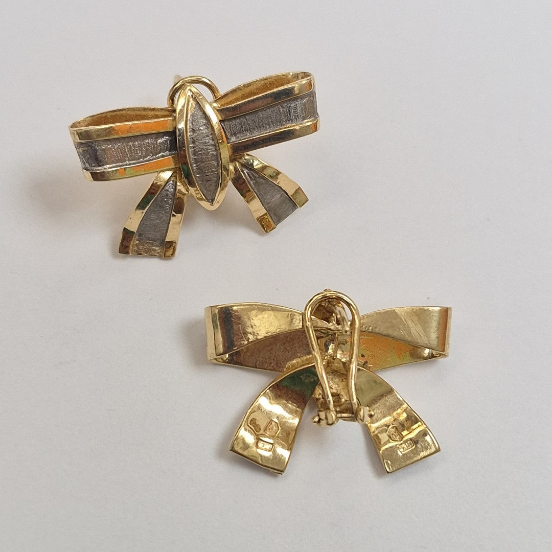 ARETES PAR ORO 14 K 11.2 GRMS (SEMINUEVO)